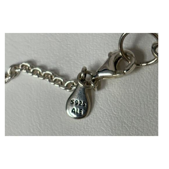 Pandora Sterling Silver Moments Charm Necklace & 2 Charms 18" #64322 - Picture 8 of 9